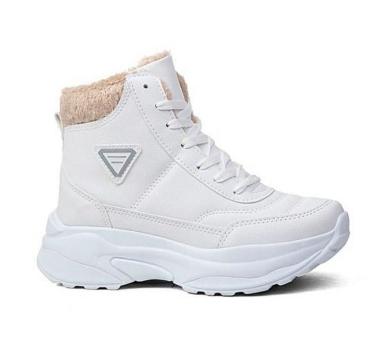 дамски боти непромокаеми с топъл пух отвътре грайфер за сняг дъжд кал