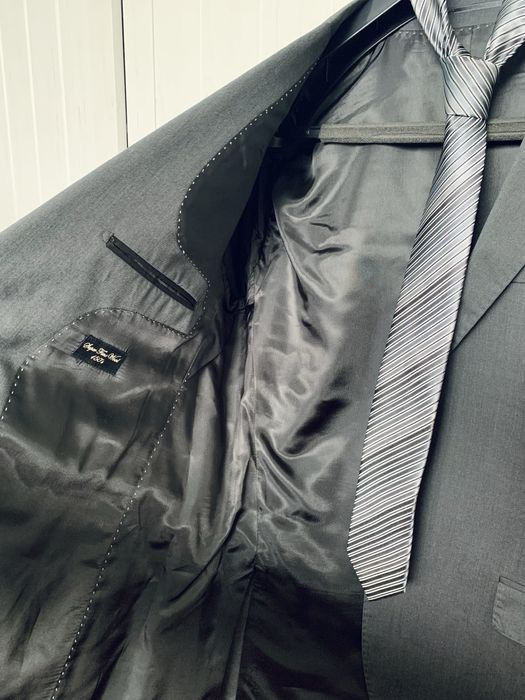 Официален мъжки костюм вълна