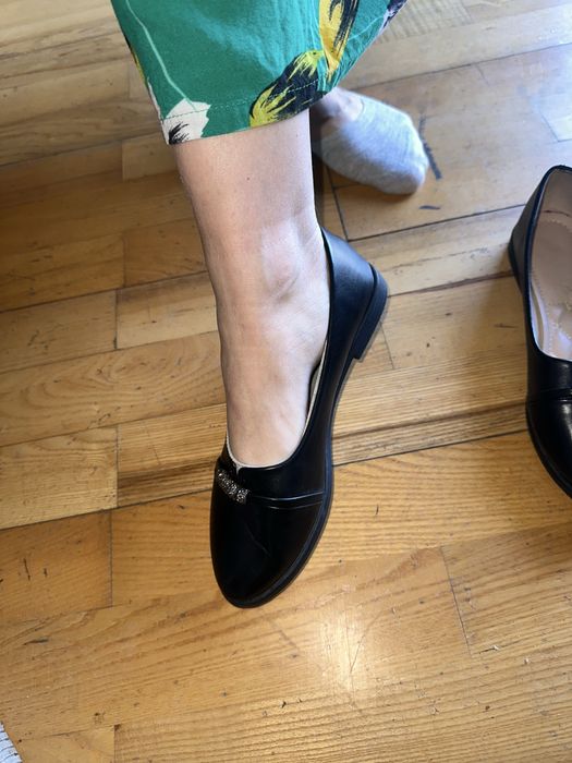 Балетки черные 37 р