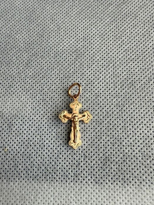 Крест золотой 585 проба