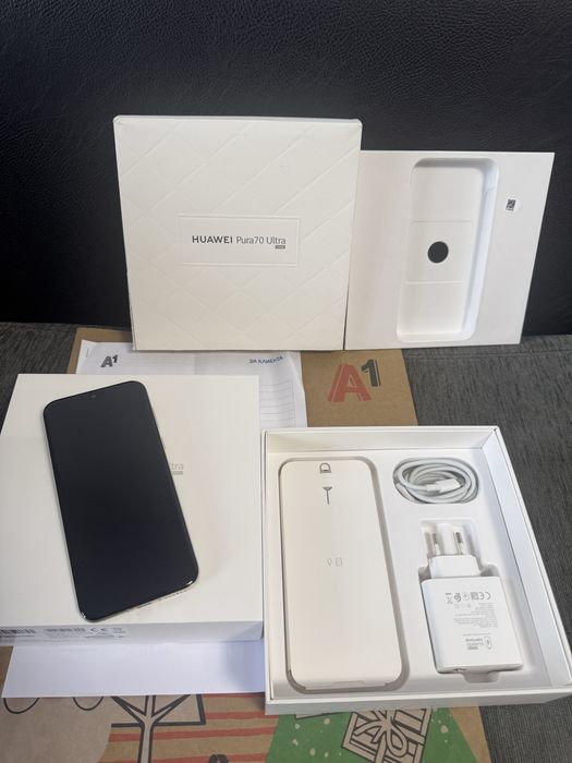 КАТО НОВ 512GB Huawei Pura 70 Ultra А1 Гаранция 2026г. Green