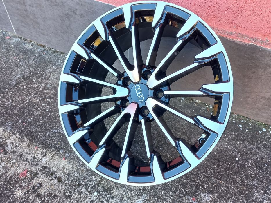 19.Audi S.Line 8.5j et35 Black Polish Diamond A3 A4 A6 A7 A8 Q2 Q3 Q5