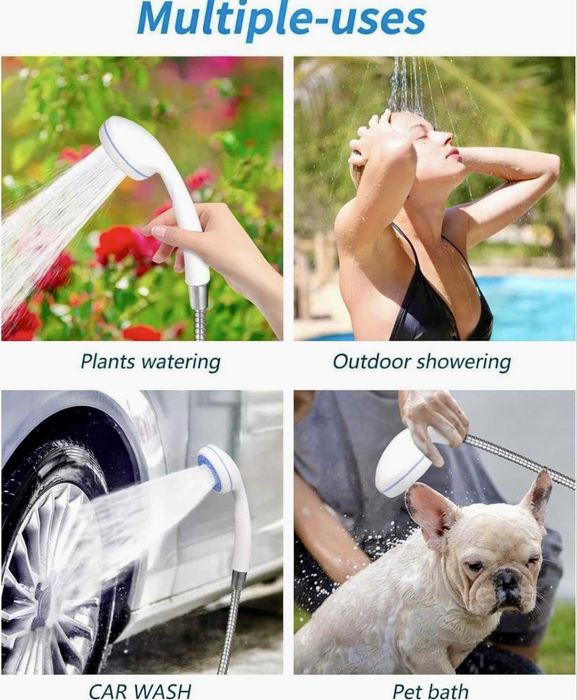 Преносим душ с батерия