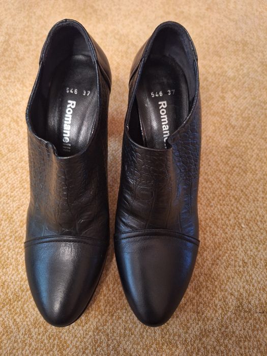 Ботильоны из натуральной кожи