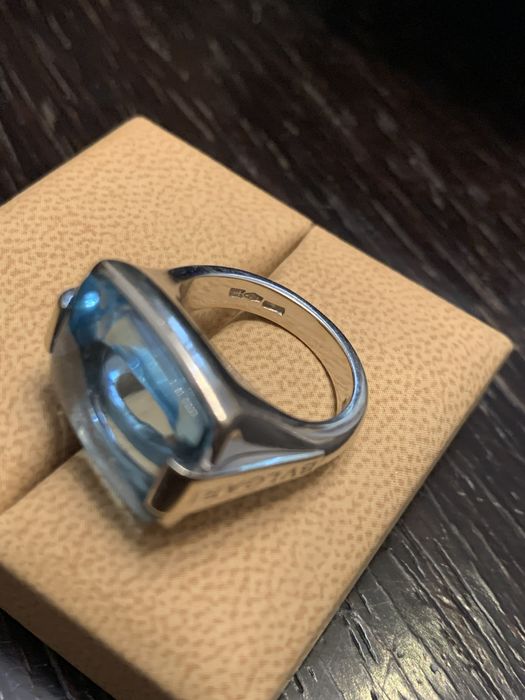 Златен пръстен с топаз BULGRI