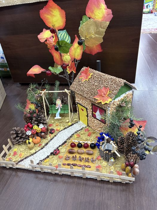 Экибана поделка осень