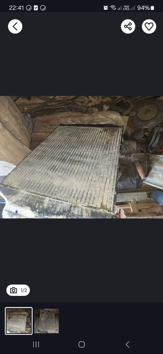 На VOLVO FH12 Интеркулер