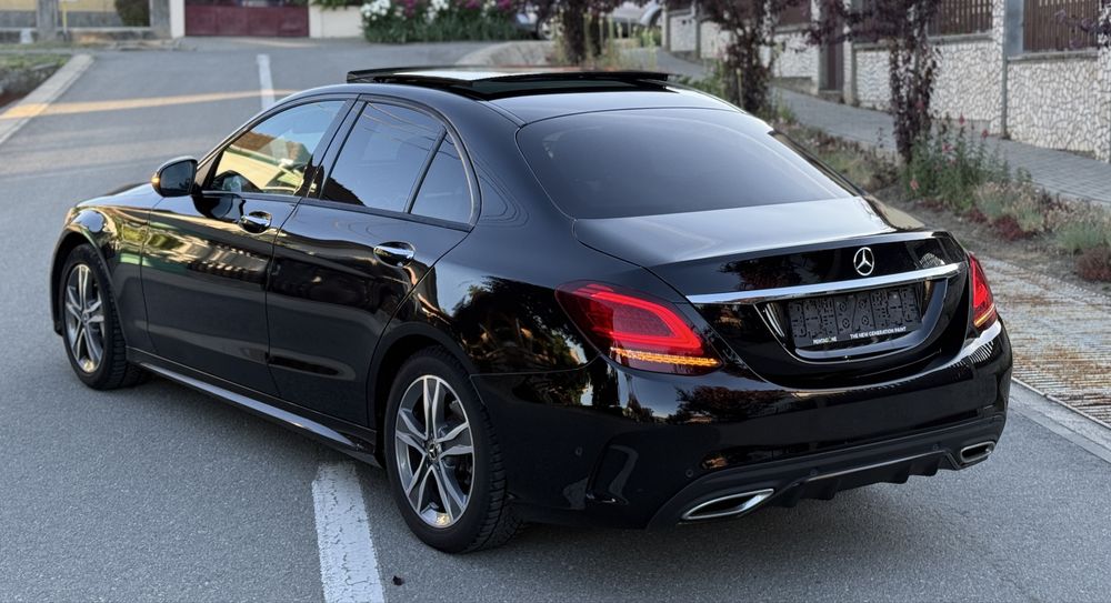 Mercedes C200 Cdi 1.6d 160 Cai 2020 Facelift Euro6+ Pachet AMG 9G Tronic Dotarii Full-Full Recent Adus Foarte Usor Avariat