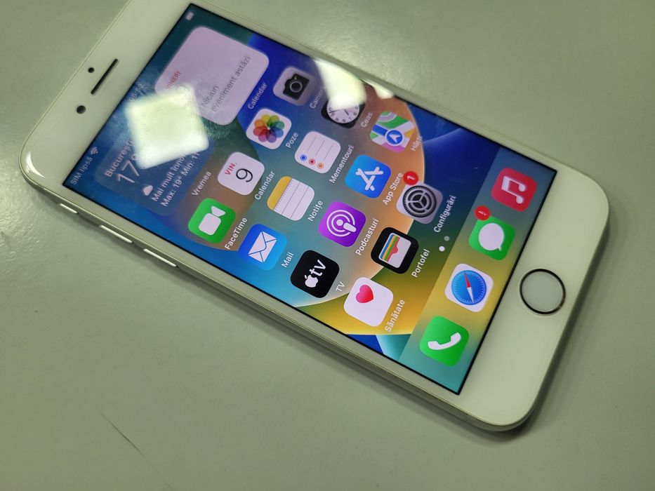 Iphone 8 Whte TuchID defect Impecabil ca Nou Poze Reale