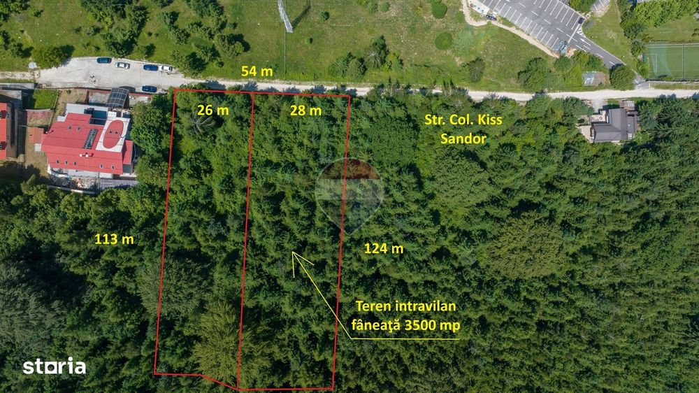 Teren intravilan, 3500 mp, Dâmbu Morii