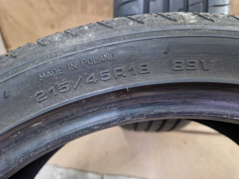 2 Goodyear R18 215/45
летни гуми
DOT4420