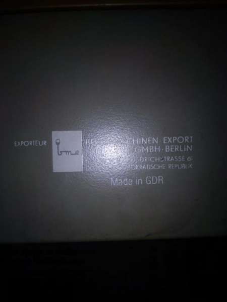 Пишеща машина - ГДР