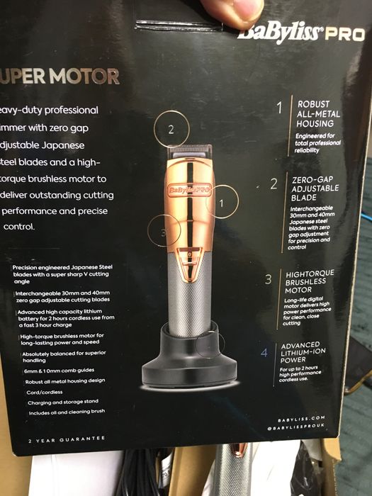 Trimer Profesional Babyliss Model nou Sigilat