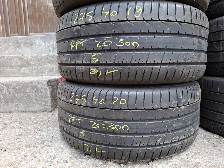 Set anvelope 275/40 R19 cu 245/45 R19 Pirelli runflat