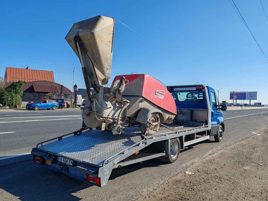 Tractări auto non-stop platforma transport dube