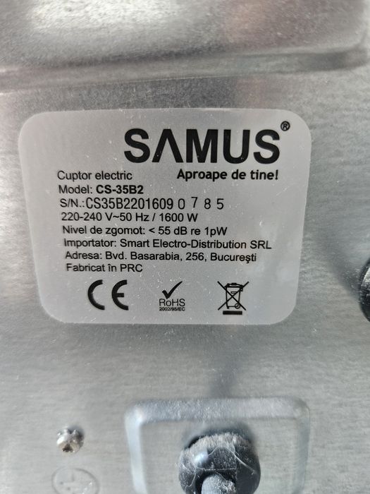 Cuptor electric SAMUS