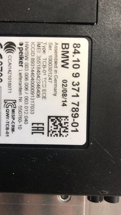 Modul Bluetooth BMW Seria 3 f30, bmw x3 f25 9371789, 9342881