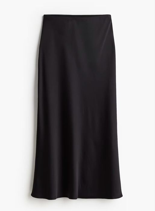 Сатенена миди пола H&M - XS