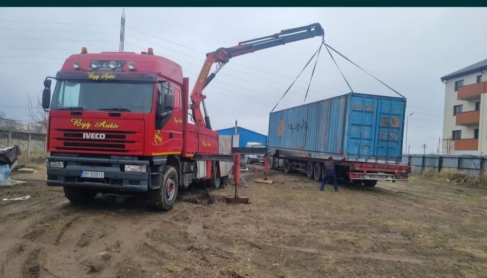 Inchiriem macara servicii si transport