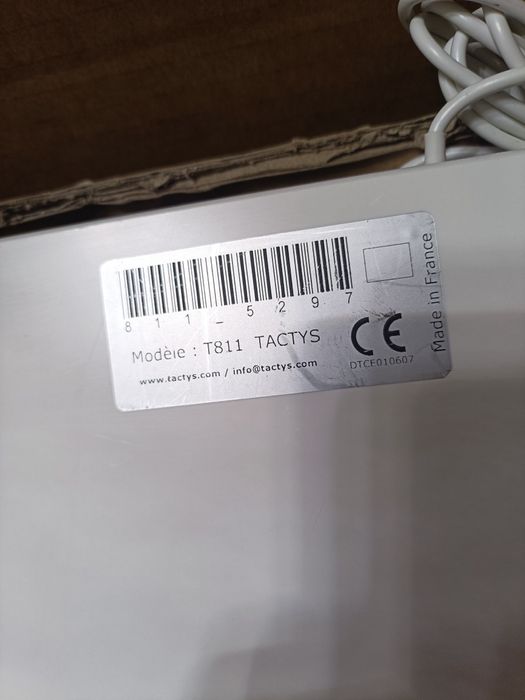 Tastatură medicinală igienică  Tactys slim 811 FR cu ecran tactil extra plat