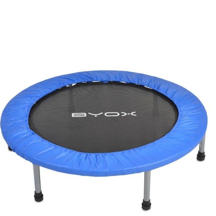 Батут без мрежа Byox 101cm/96cm — розов и син, до 100 кг