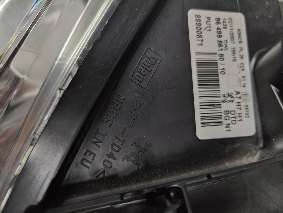 Нови фарове Valeo Peugeot 207