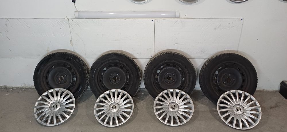 Зимни гуми 205/55/16 с джанти 7jx16за Skoda, VW, Seat, Audi,