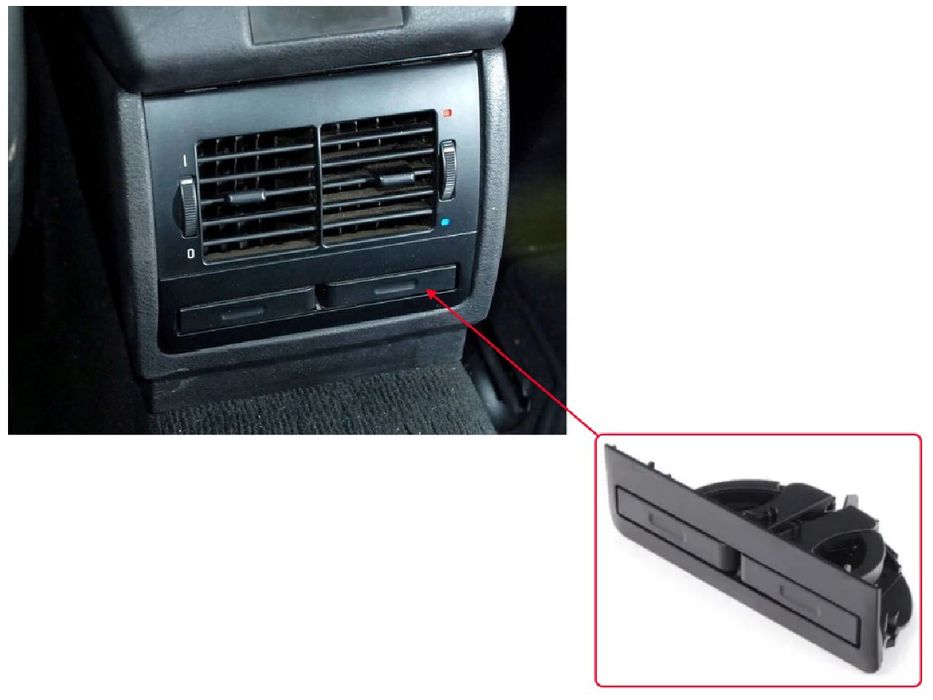 Поставка за чаши за BMW 5 E39