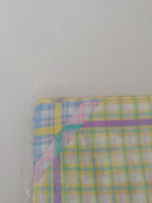 Нов комплект 12 носни кърпички,100% памук, 30/30 см