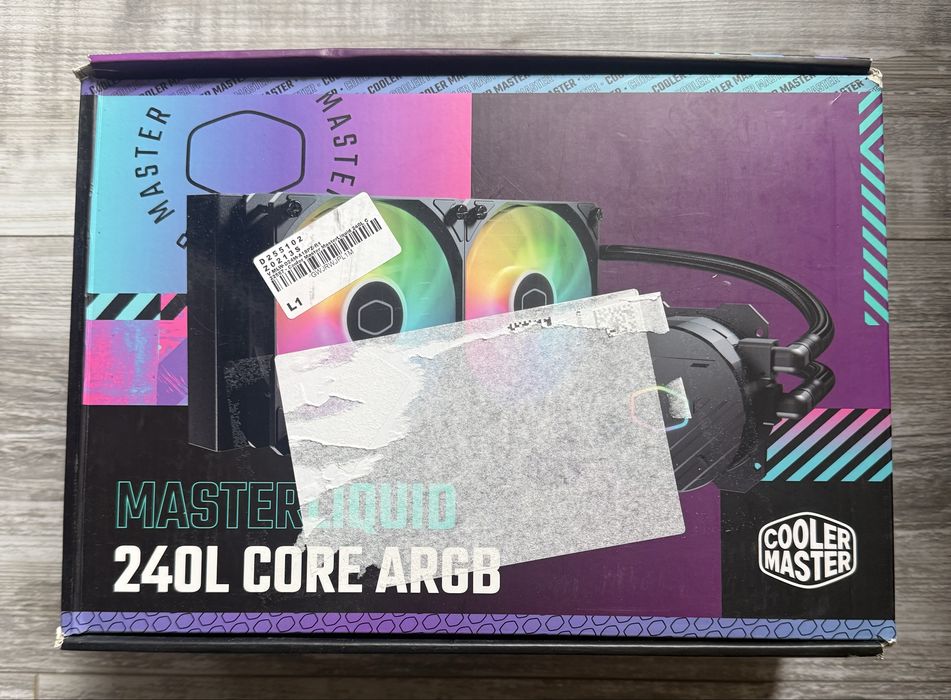 Cooler Master MasterLiquid 240L Core ARGB 240mm ARGB водно охлаждане