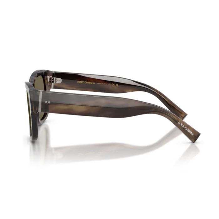 Dolce & Gabbana DG4338 3200/3 Зелена Хавана - Мъжки слънчеви очила 52mm