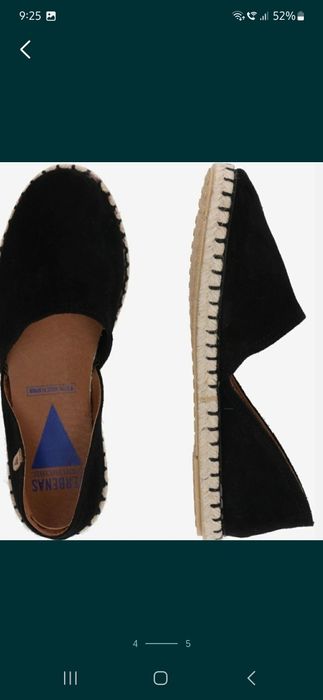 Espadrile dama din piele naturala