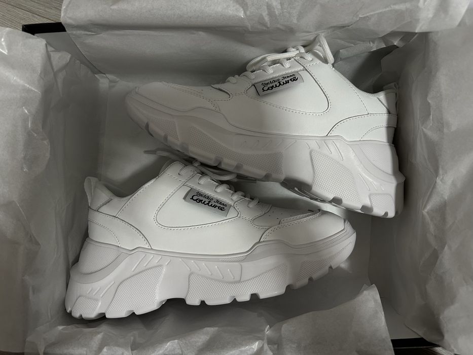 Дамски бели обувки Versace Jeans Couture