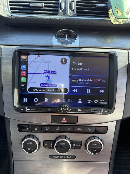 Navigatie Carplay 4GB Golf 5 6,Passat B6 B7 CC Polo Seat Skoda NOUA