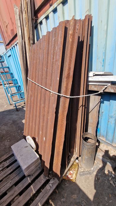 Шифер железный волновой