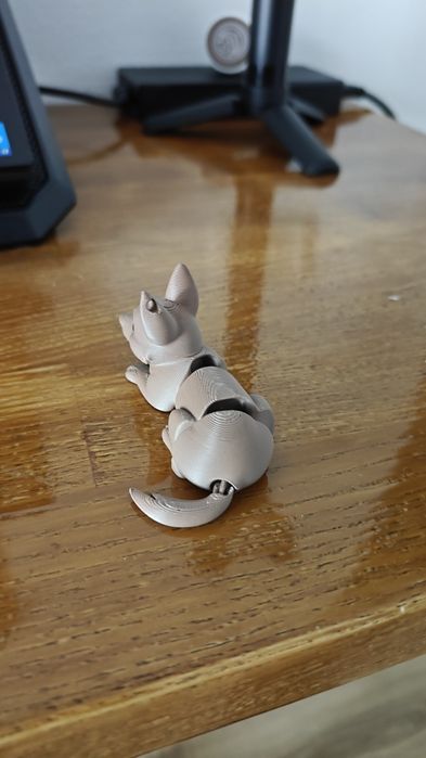 Cioban German articulat 3D printed – breloc / figurină antistres