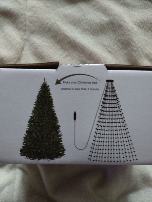 Новогодняя гирлянда "конский хвост"