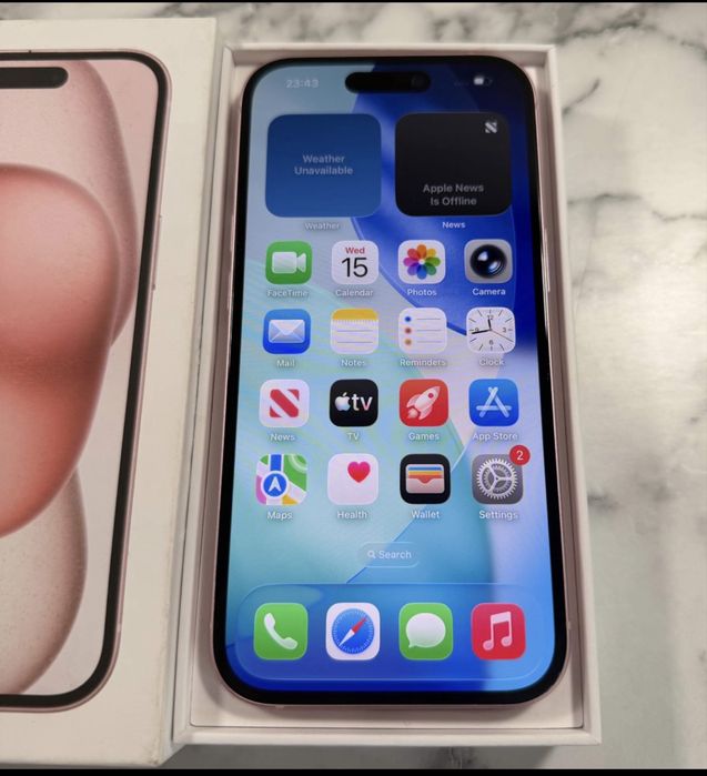 Iphone 15 pink 128 gb