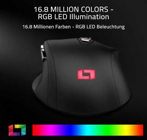 Геймърска мишка Lioncast LM20 Gaming mouse Black