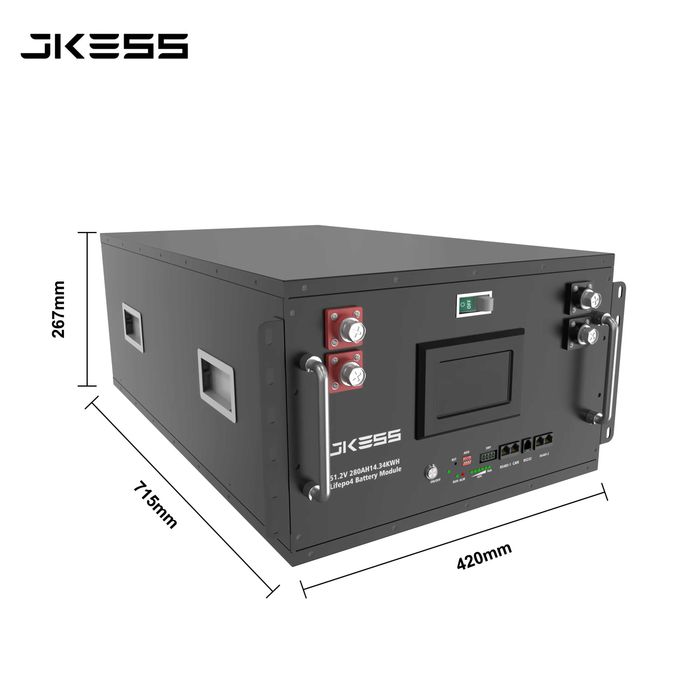 16kWh 17kWh литиева батерия акумулатор за соларна система lithium cell battery solar system ESS LCD JK active balance 2A BMS LiFePO4 LFP 15kWh