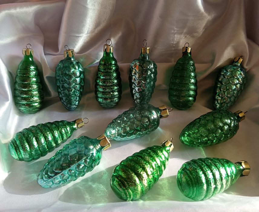 Елочные игрушки, стекло СССР