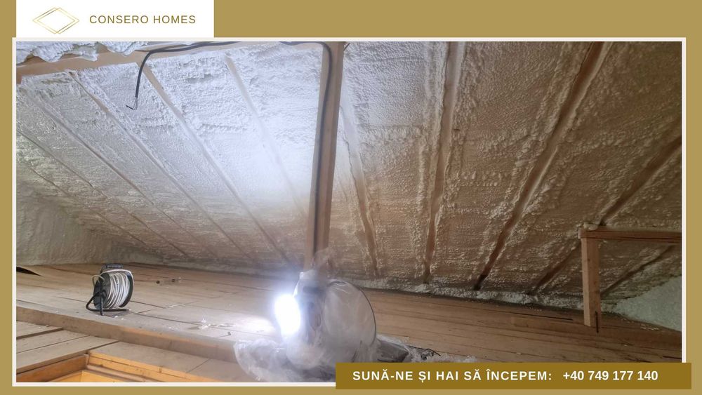 Izolatii Spuma Termoizolatie cu Spuma Poliuretanică