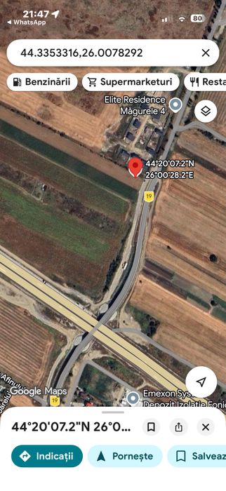 Teren de vanzare in Magurele Ilfov , in apropriere de A0!