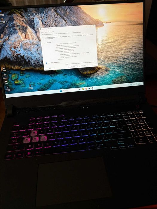 Laptop Gaming ROG Strix Ryzen 7 6800H, RTX 3050, 16GB Ram, 1TB SSD, 144hz