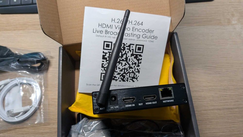 Енкодер  EXVIST H.265 1080P WiFi HDMI Video Encoder Loopout