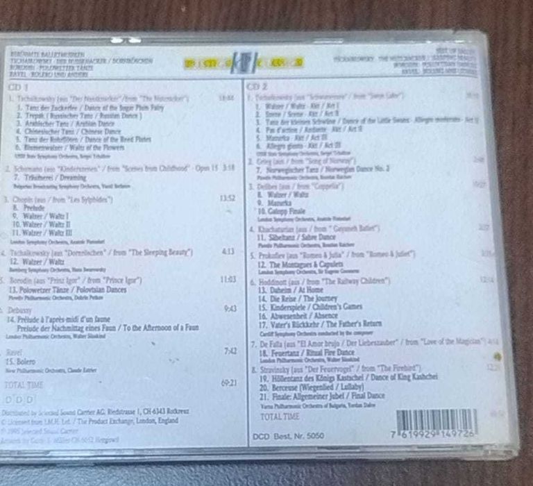 CD-uri muzică, balet Prestige Classics și Royal Philharmonic Orchestra