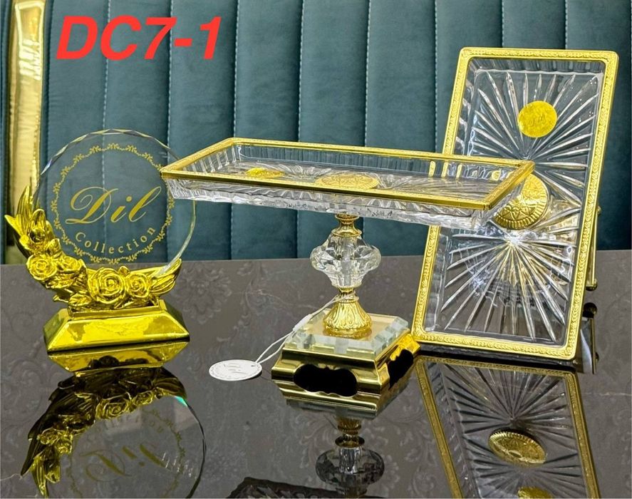 Набор подносов DC7-1 из хрусталя