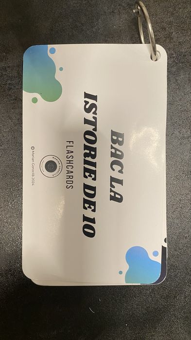 Bac card  sinteza Istorie