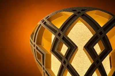 Lampă Hourglass 3D