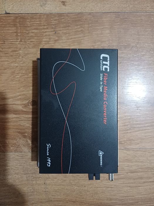 CTC fiber media converter perfect functional. Are alimentator